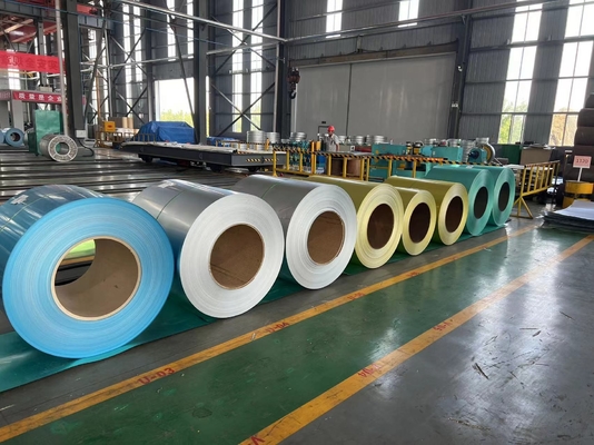 Met een laag bedekte PPGI Gegalvaniseerde Staalrol voor Centrale verwarmingplak 600 - 1250mm