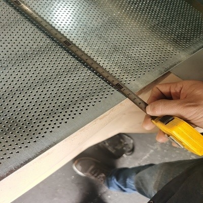 0.2mm - 1mm Gegalvaniseerd Geperforeerd Metaal Mesh Plate For Decoration