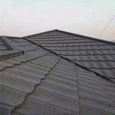 0.3mm van het de Kleuren galvaniseerde de Steen Met een laag bedekte Metaal van de Bandtegel het Daktegel Golfblad