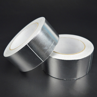 Van de de Folieband van het glasvezel de Isolatie Versterkte Aluminium Op zwaar werk berekende Zilveren Doek