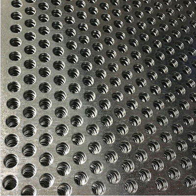 φ2-6mm stempelplaat/Geperforeerd Blad Gegalvaniseerd Materieel Zilver