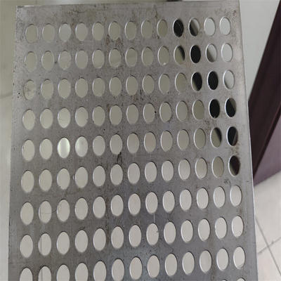 Aluminium 1060 3003 5005 Ronde gat Aluminium geperforeerd plaat voor architectuur