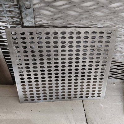Aluminium 1060 3003 5005 Ronde gat Aluminium geperforeerd plaat voor architectuur