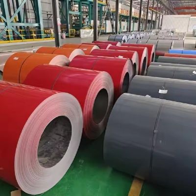 ASTM DX51D Voorafgeschilderde Galvalume Stalen Rol Z275 Voor Bouwmaterialen