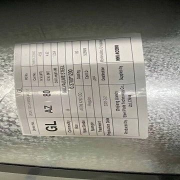 GB/T 2518 Gegalvaniseerde Staalplaat Koudgewalste Hete Ondergedompelde G550