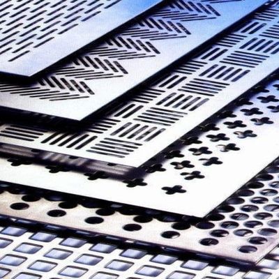 SUS301 roestvrij Aluminium Geperforeerd Blad onder 1500mm