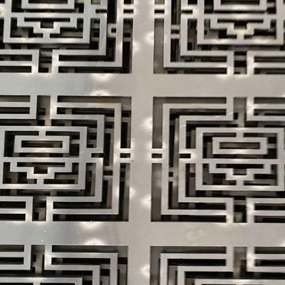 SUS301 roestvrij Aluminium Geperforeerd Blad onder 1500mm