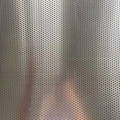 Galvalume Oppervlakte 3mm Douanealuminium Geperforeerd Comité