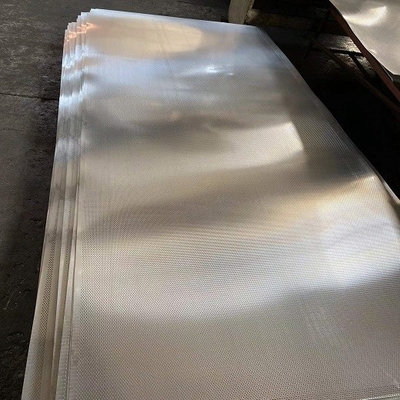 0.8mm Scherm van het Dikte het Aluminium Geperforeerde Blad met Douanegat
