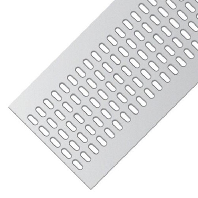 Anticorrosieve Aluminium Geperforeerde Comité Plaat 10mm Gatendiameter