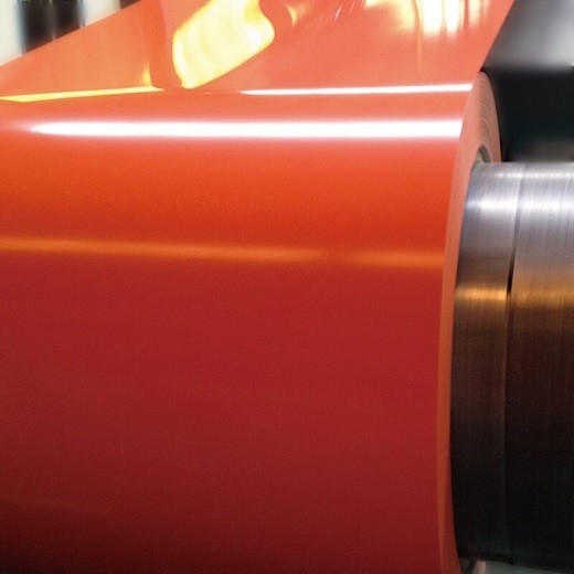 36 Maat Vooraf geverfte PPGL-Staalrol Front Coating Steel Strip Roll 0.12mm Dikte
