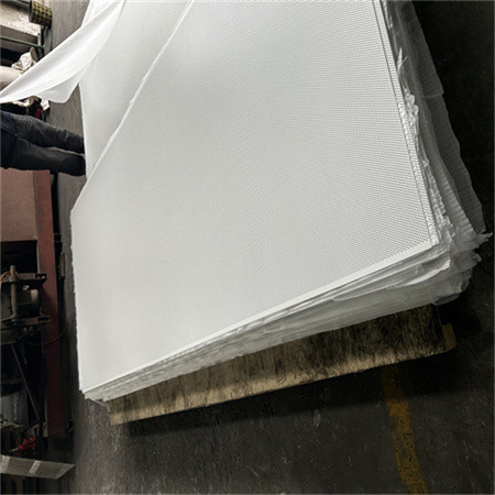 Wit Aluminium Geperforeerd Metaalblad 0.8mm X 1220mm Aluminiumblad met Gaten