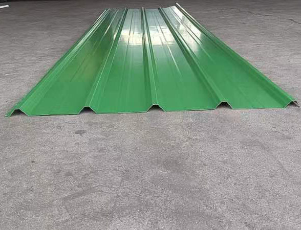 0.6 mm golfmatig staalplaat Wit Groen SGCC Voor dakplaten