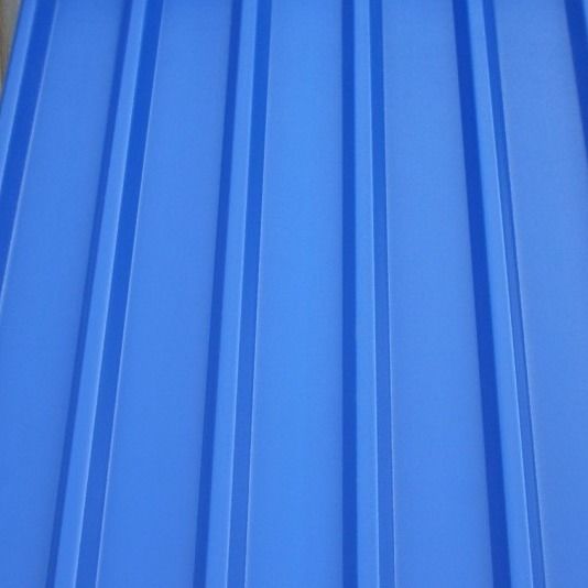 G550 680mm Blauwe Kleur bedekten het Vooraf geverfte galvalume Dakwerk van de Staalrol met een laag