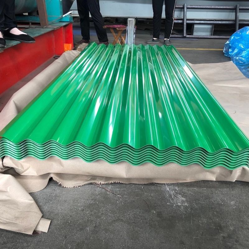 De groene Kleur van JIS G3322 bedekte de Golfrol CGLCC CGLCH van het Bladenppgl Staal met een laag