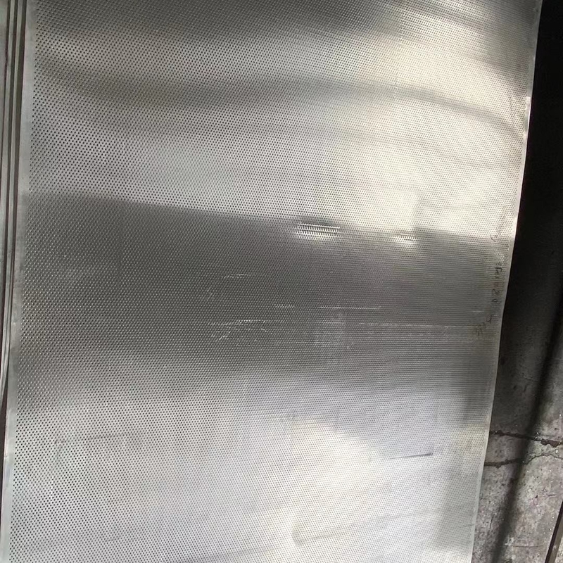1.0mm Vierkant Gat Ingelast het Aluminiumblad van de Diktedecoratie Gegalvaniseerd Pastei