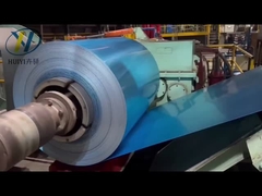 Koudgewalste galvalumstaal spoelen / strips G550 BORON GEMAAKT SGLCC Blauw AFP