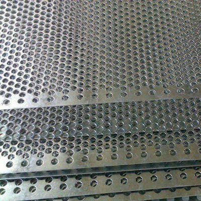 φ2-6mm stempelplaat/Geperforeerd Blad Gegalvaniseerd Materieel Zilver
