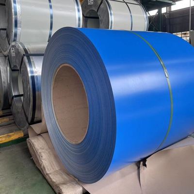 ASTM A755 Prepainted Galvalume Steel Coil PVDF Coated For Roofing Cladding